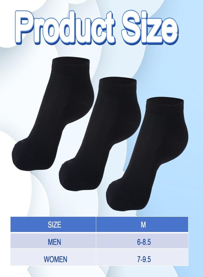 Chicingyou 4 Pairs Silk Liner Socks for Adult Ankle No Show Moisture Wicking Socks Soft Athletic Running Liner Lightweight Hiking Casual Sports Accessories for Men and Women (L,Black) - Image 2